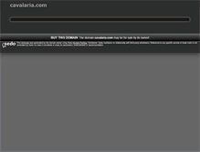 Tablet Screenshot of cavalaria.com